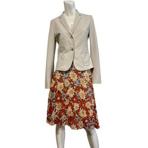 Kate Hill Womens Pleated Skirt Lined Size 8 Vintage EUC